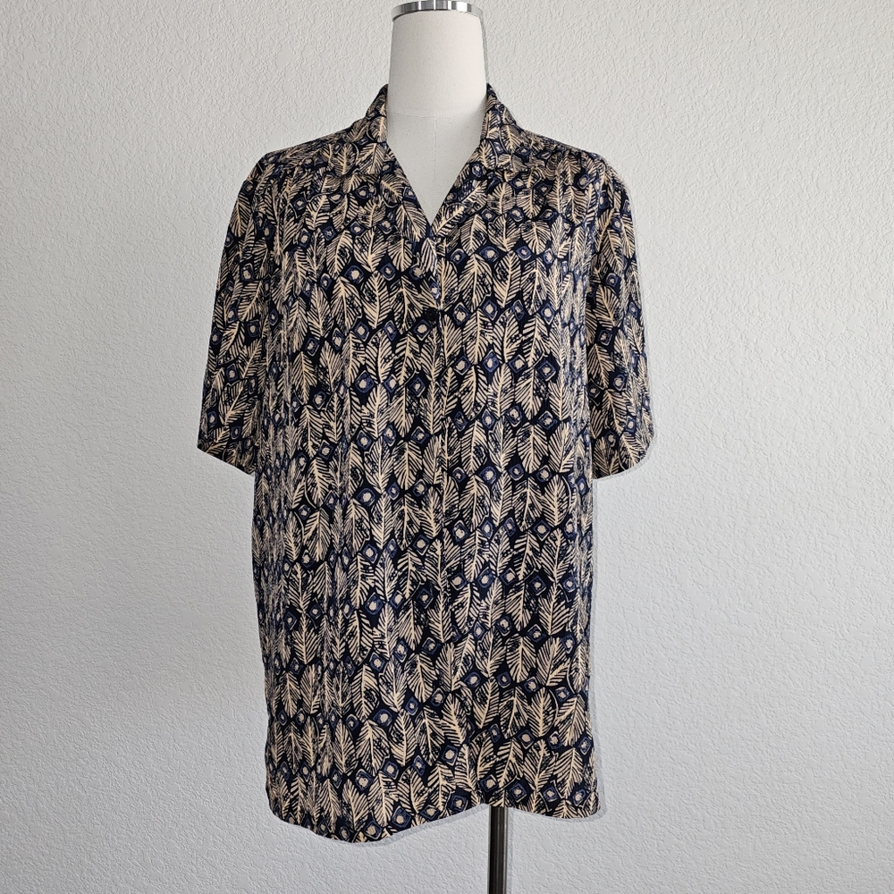 Vintage Don Kenny Camp Button Up Short Sleeve Shirt